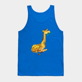 Giraffe Eating Tank Top